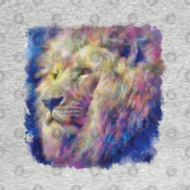 Lion Portrait by Ryan Rad